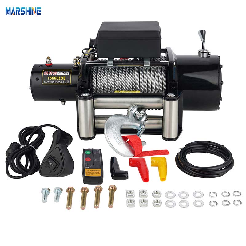 12v 16000 kg elektrisk drevet trækvinsch