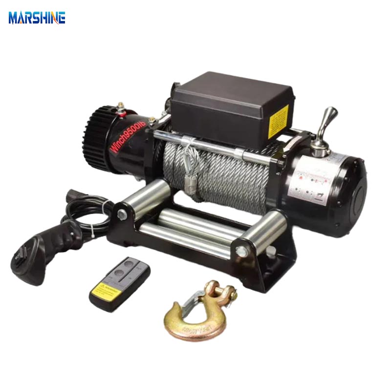 9500 kg elektrisk drevet 12V/24V kabeltrækningsvinsch