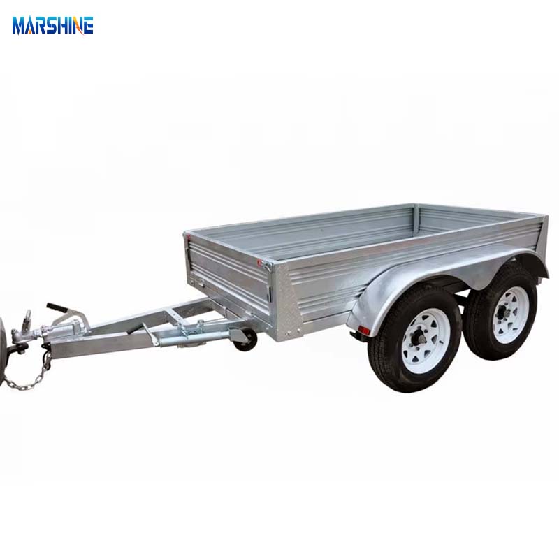 Double Axle 2Ton Alloy Steel Utility Trailer Salg
