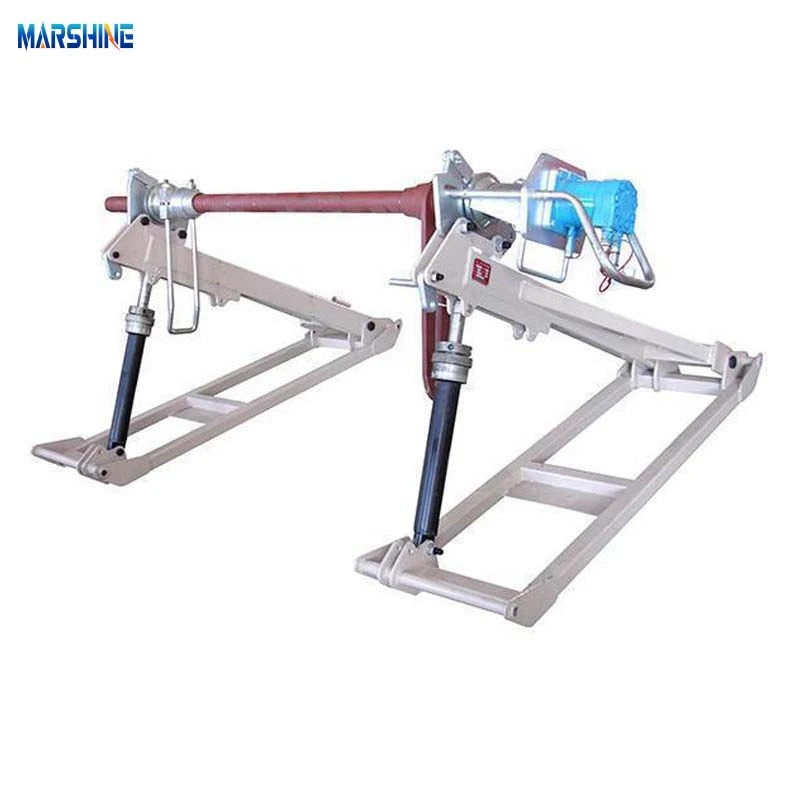 Hydraulisk kabelrulle tromle jack stativ