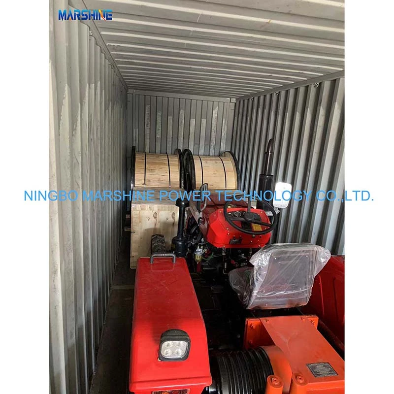 Four Wheel Drive Tractor Cable Pulling Winch Machine