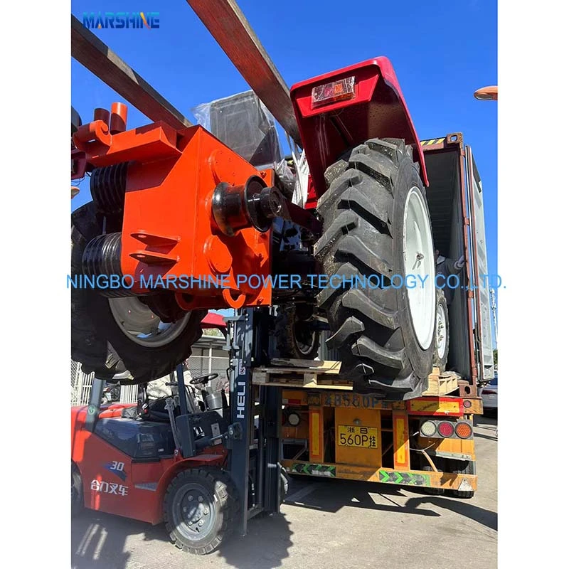 Four Wheel Drive Tractor Cable Pulling Winch Machine