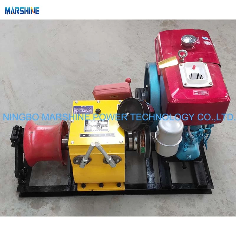 Diesel Powered Cable Pulling Winch Machine 10t