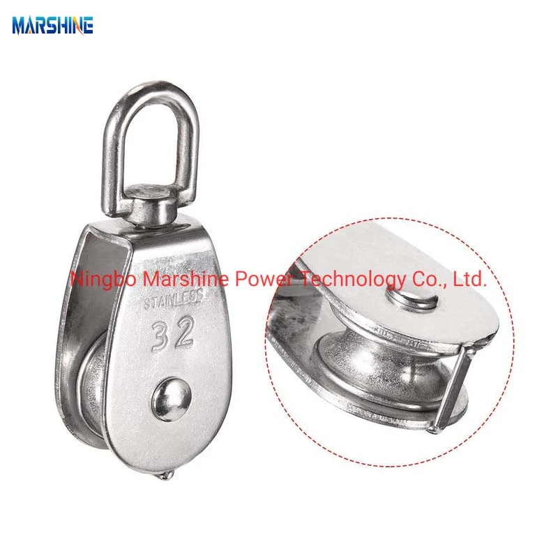 Stainless Steel Wire Rope Pulley With Bearing