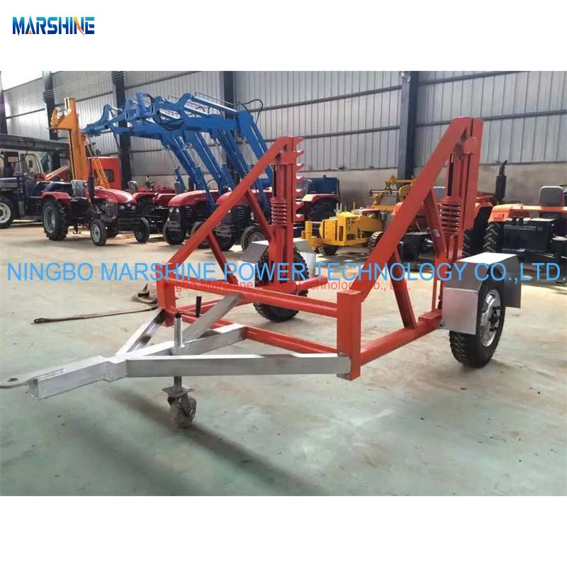 Steel Cable Reel Cable Drum Trailer