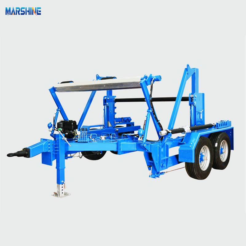 MAR-CD-310 Legeret stålramme Hydraulisk støttetype Kabeltromletrailer