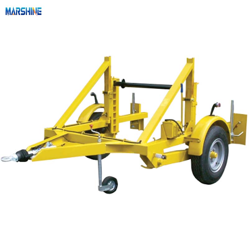 MAR-CD-70 Enkeltakslet hydraulisk kabeltromletrailer