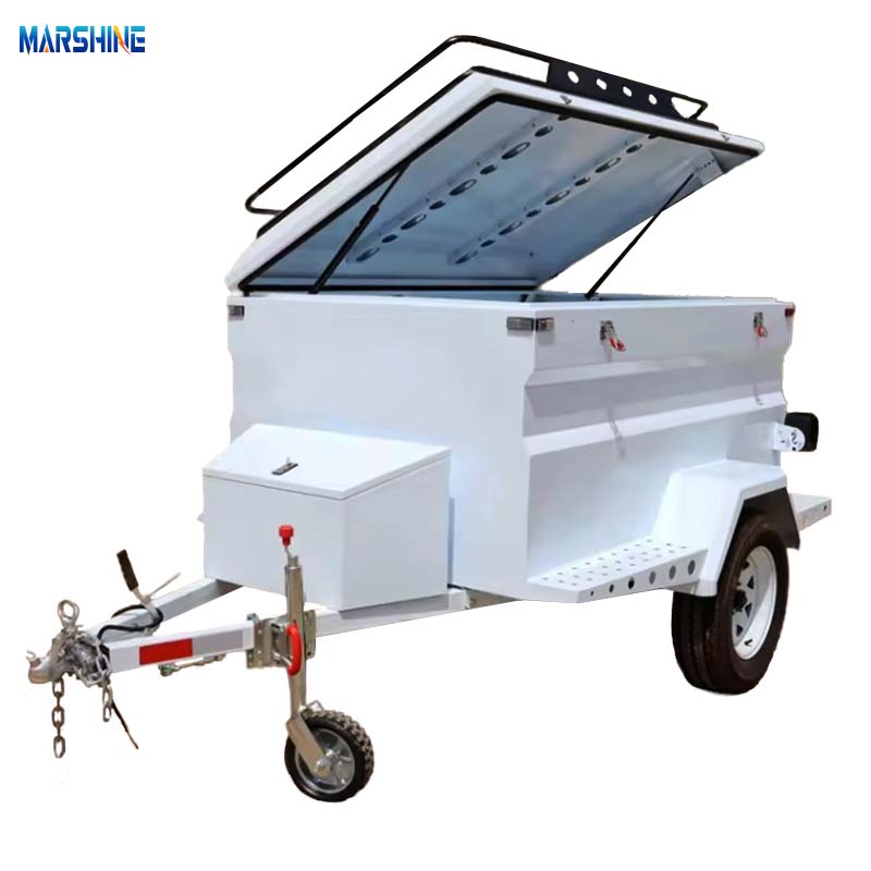 Off-road lukket utility trailer til salg