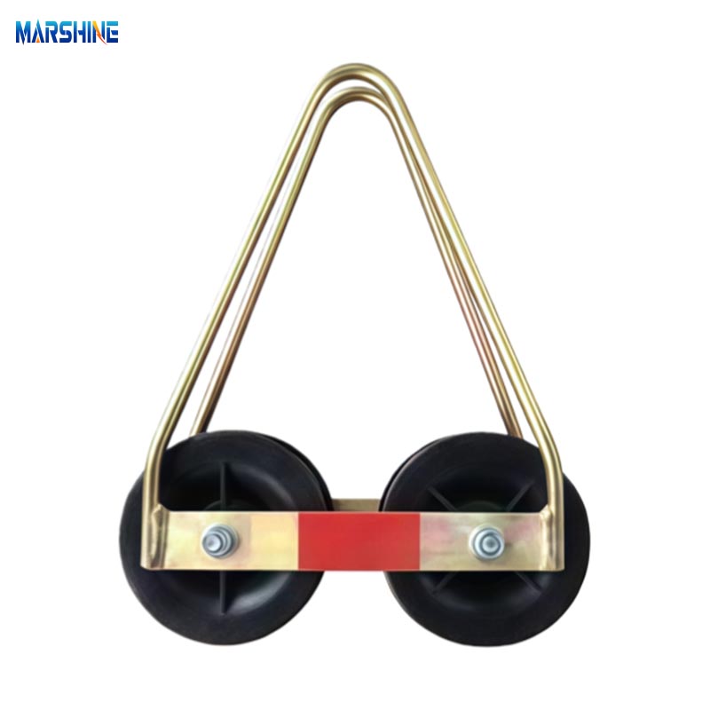 To-Shell Overhead Isoleret Line Galvaniseret stålramme monteringsrulle